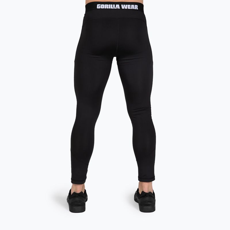 Férfi Gorilla Wear Columbus edzés leggings fekete 2