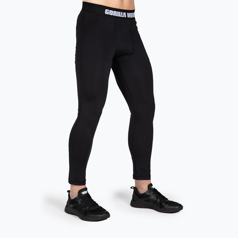 Férfi Gorilla Wear Columbus edzés leggings fekete 3