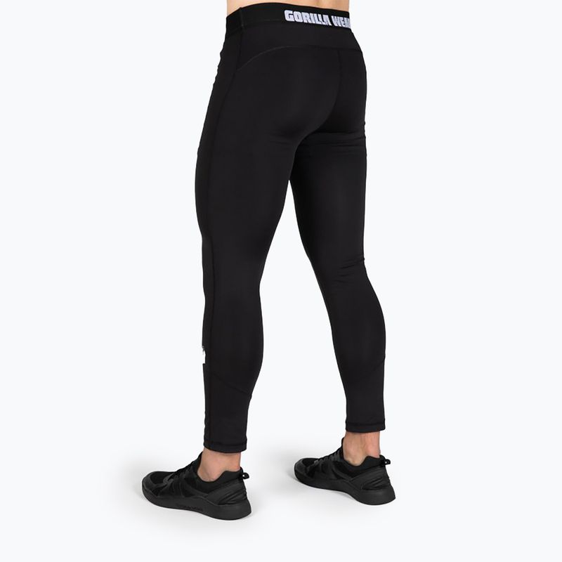 Férfi Gorilla Wear Columbus edzés leggings fekete 5