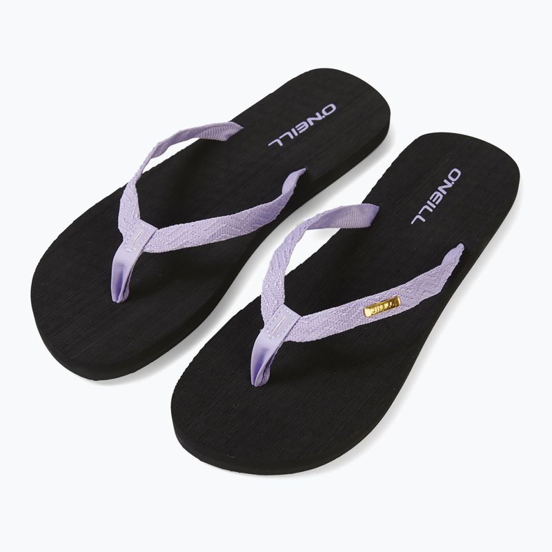 Női O'Neill Ditsy Jacquard Bloom flip flop lila rózsaszín flip flop 9