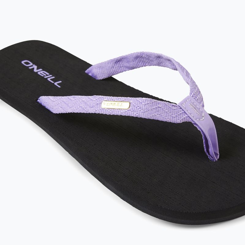 Női O'Neill Ditsy Jacquard Bloom flip flop lila rózsaszín flip flop 11