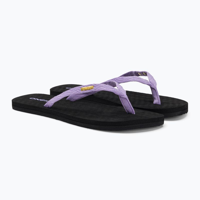 Női O'Neill Ditsy Jacquard Bloom flip flop lila rózsaszín flip flop 4