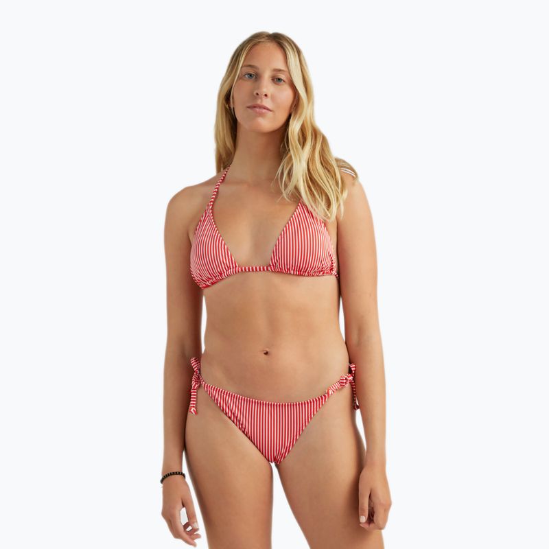 Női kétrészes fürdőruha O'Neill Capri Bondey Bikini piros egyszerű csíkos 2