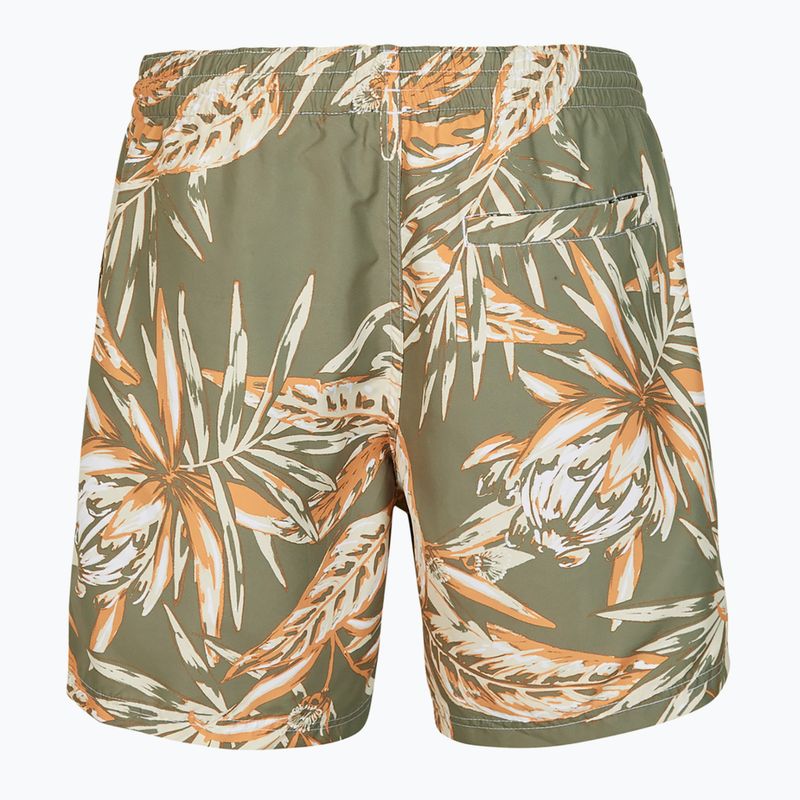 Férfi O'Neill Cali Floral 16'' mély lichen tonal virágos virágos úszónadrág 2
