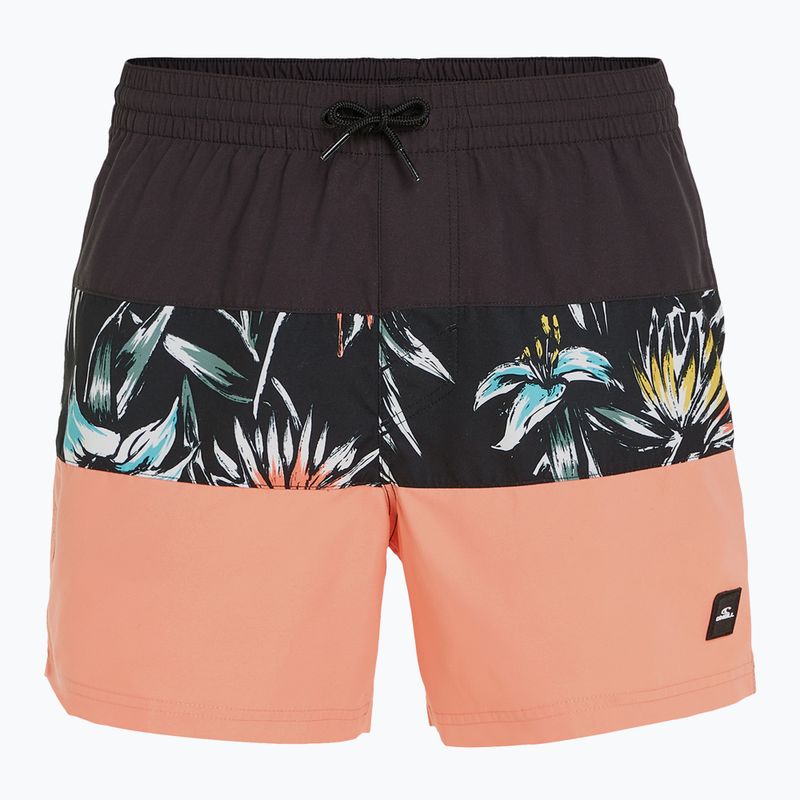 Férfi úszónadrág O'Neill Mix & Match Cali Block 15'' fekete tropicana