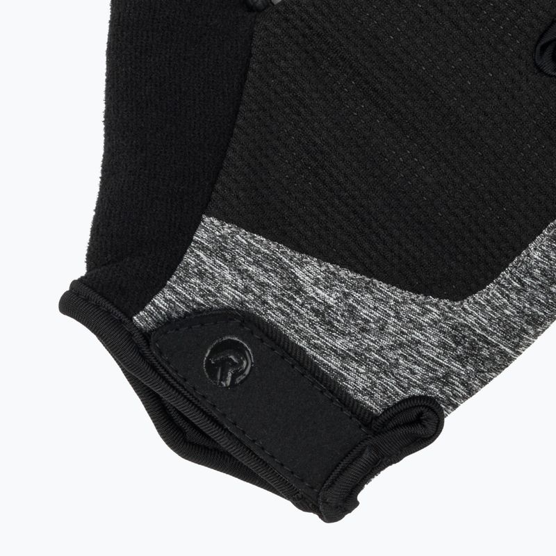 Női kerékpáros kesztyűk Rogelli Essential W black/grey 4