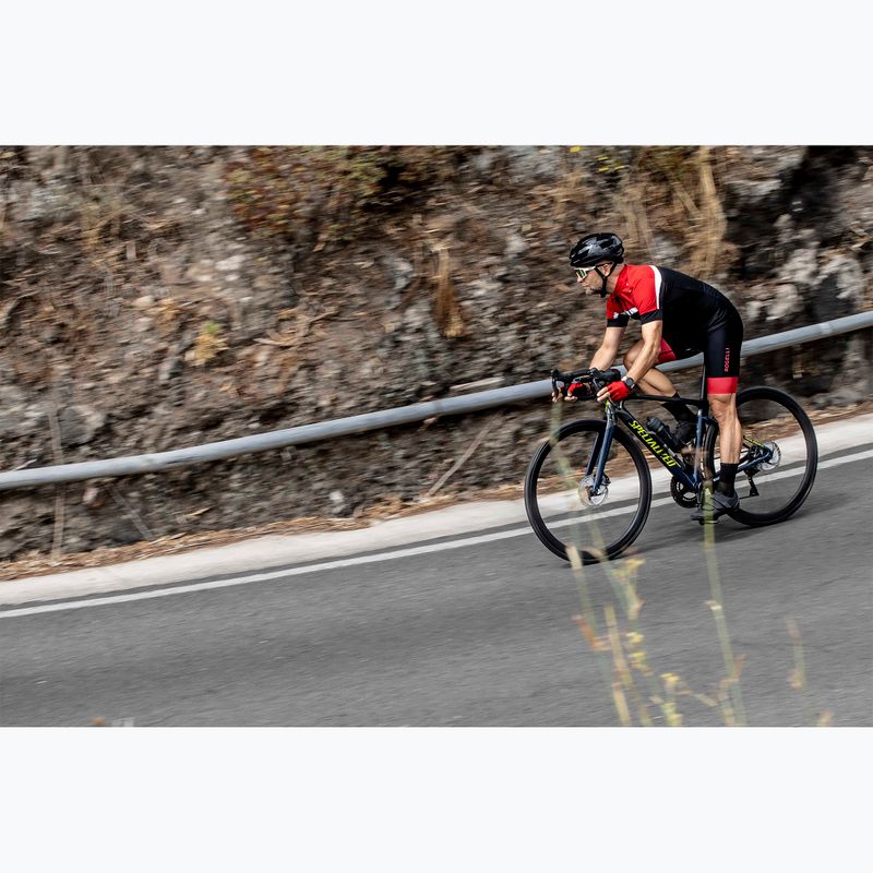 Férfi kerékpáros póló Rogelli Course black/red/white 7