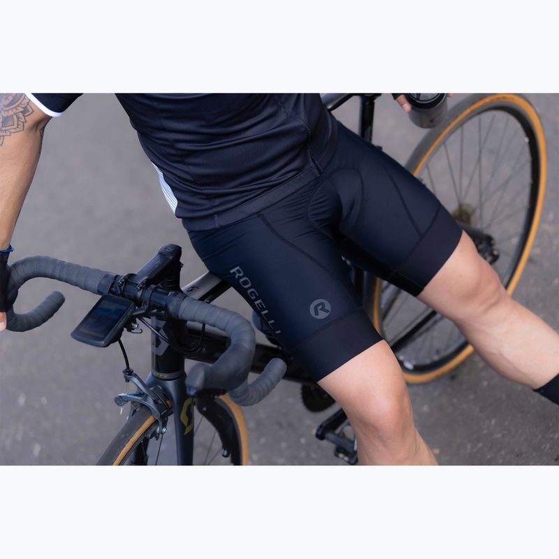 Férfi kerékpáros nadrág Rogelli Essential Bib Short black 7