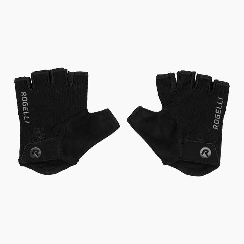 Női kerékpáros kesztyű Rogelli Core black 3