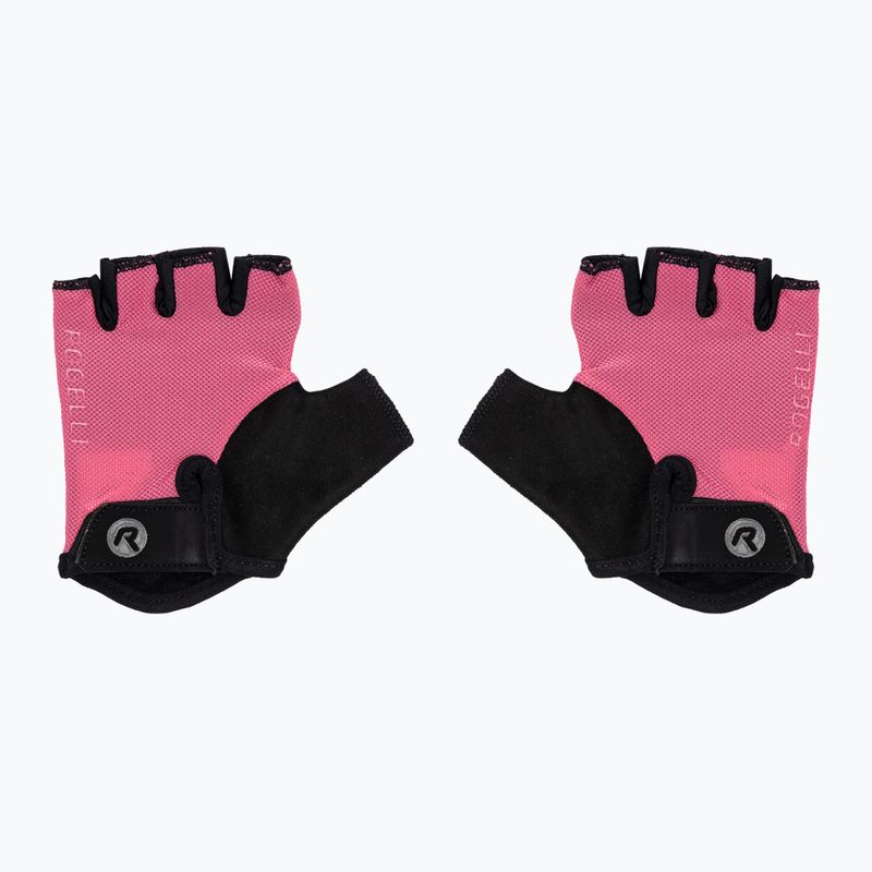 Női kerékpáros kesztyű Rogelli Core pink 4