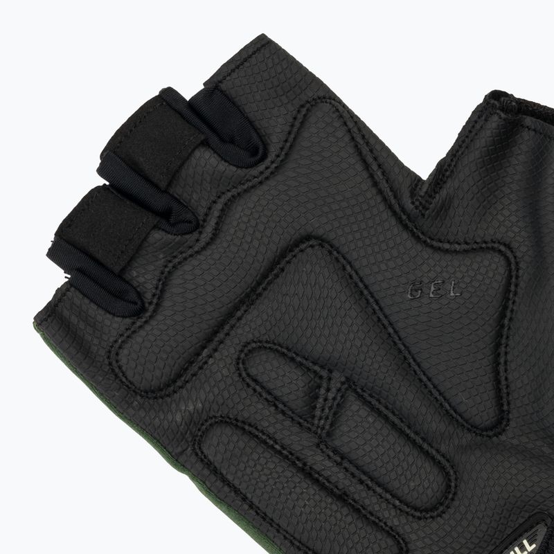 Rogelli Essential fekete/zöld férfi kerékpáros kesztyű 6