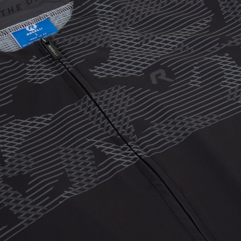 Férfi kerékpáros mez Rogelli Camo Jersey black/grey 3