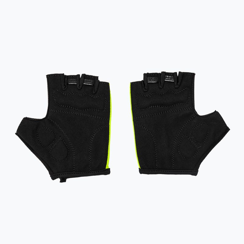 Rogelli Core Jr gyermek kerékpáros kesztyű fluor sárga 3
