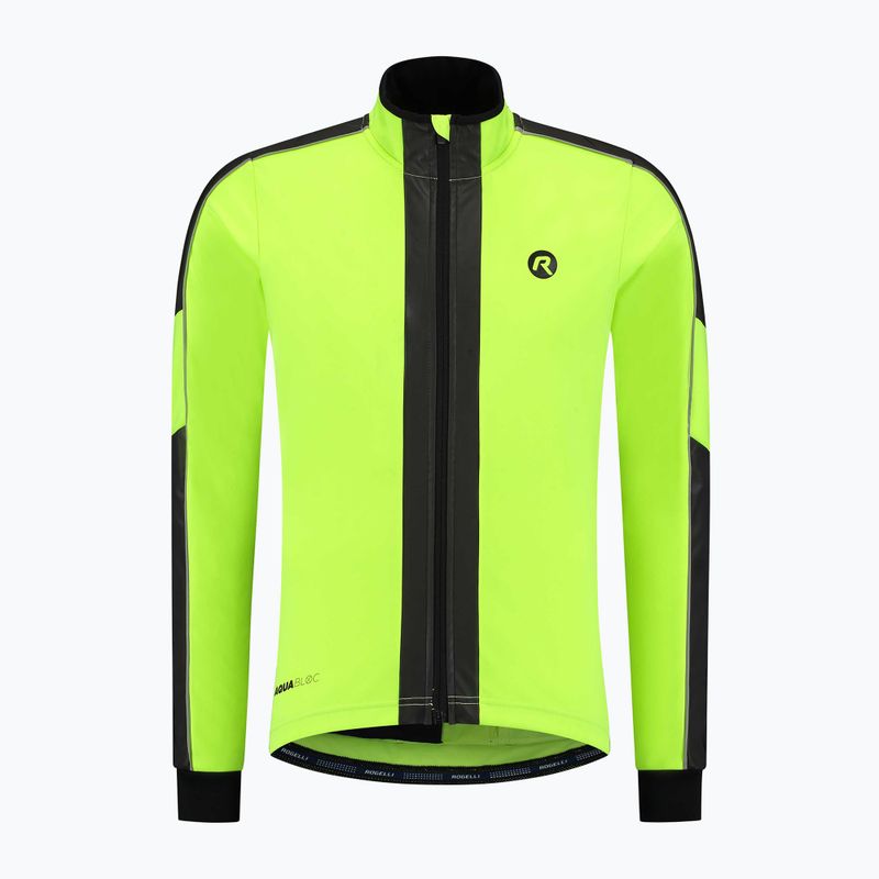 Férfi kerékpáros kabát Rogelli Essential Winter Hi Vis yellow 5