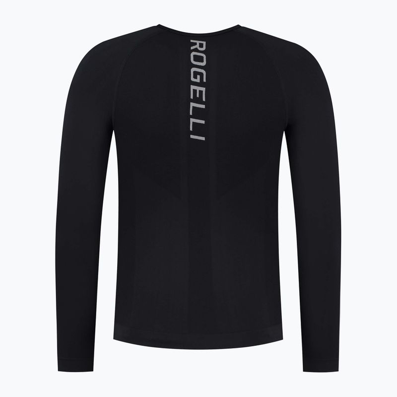 Férfi kerékpáros hosszú ujjú mez Rogelli Essential W black 2