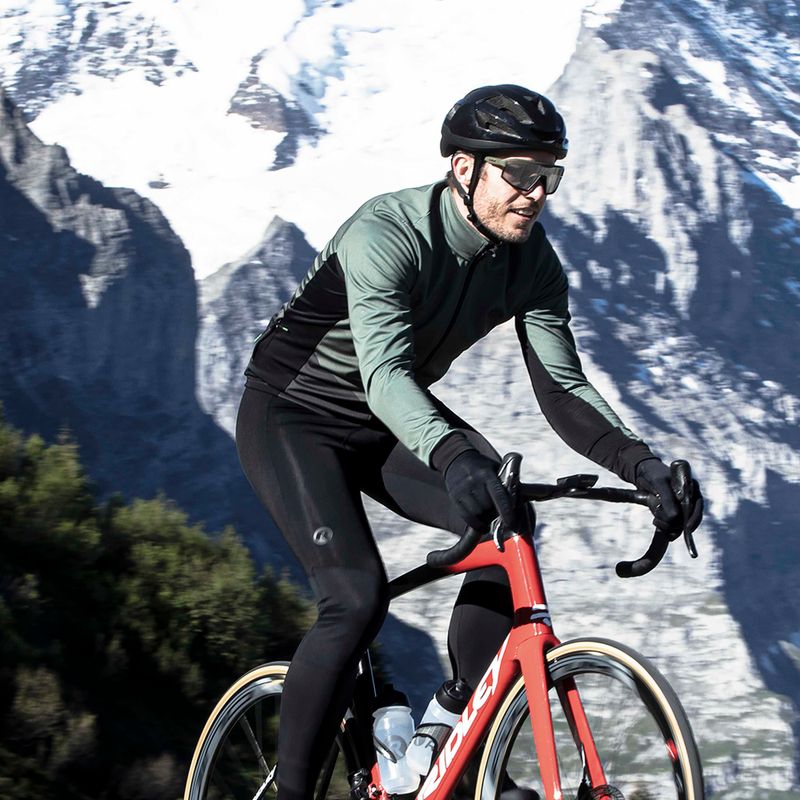 Férfi kerékpáros dzseki Rogelli Tarax Winter Jacket army green 7