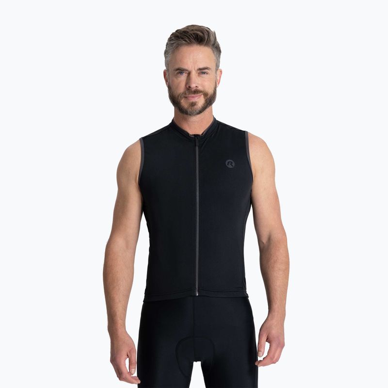 Férfi kerékpáros trikó Rogelli Essential black