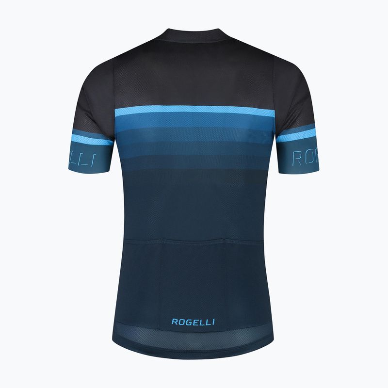 Férfi kerékpáros mez Rogelli Hero II black/blue 5