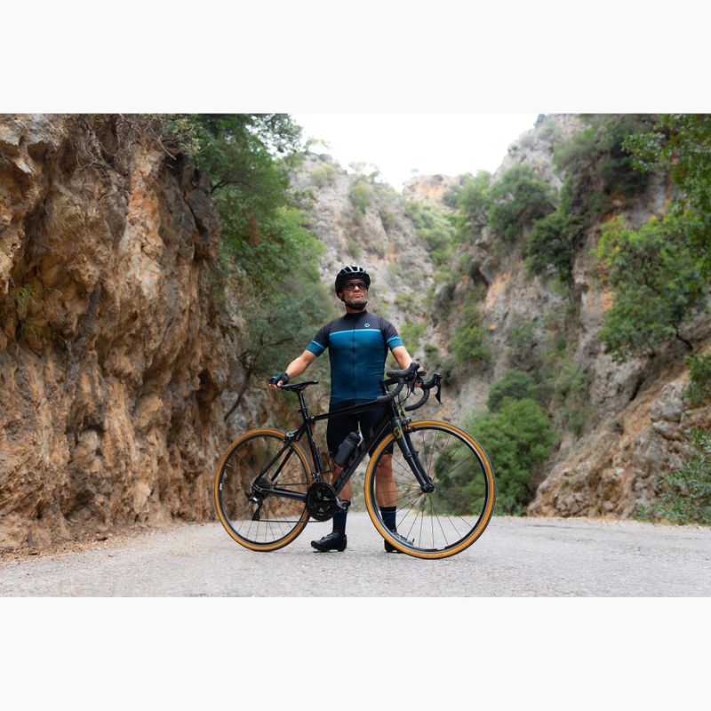 Férfi kerékpáros mez Rogelli Hero II black/blue 7