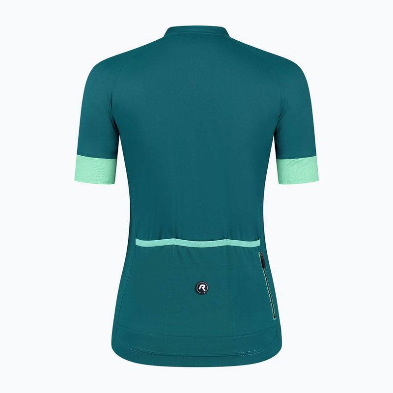 Női kerékpáros póló Rogelli Modesta green/turquoise 4