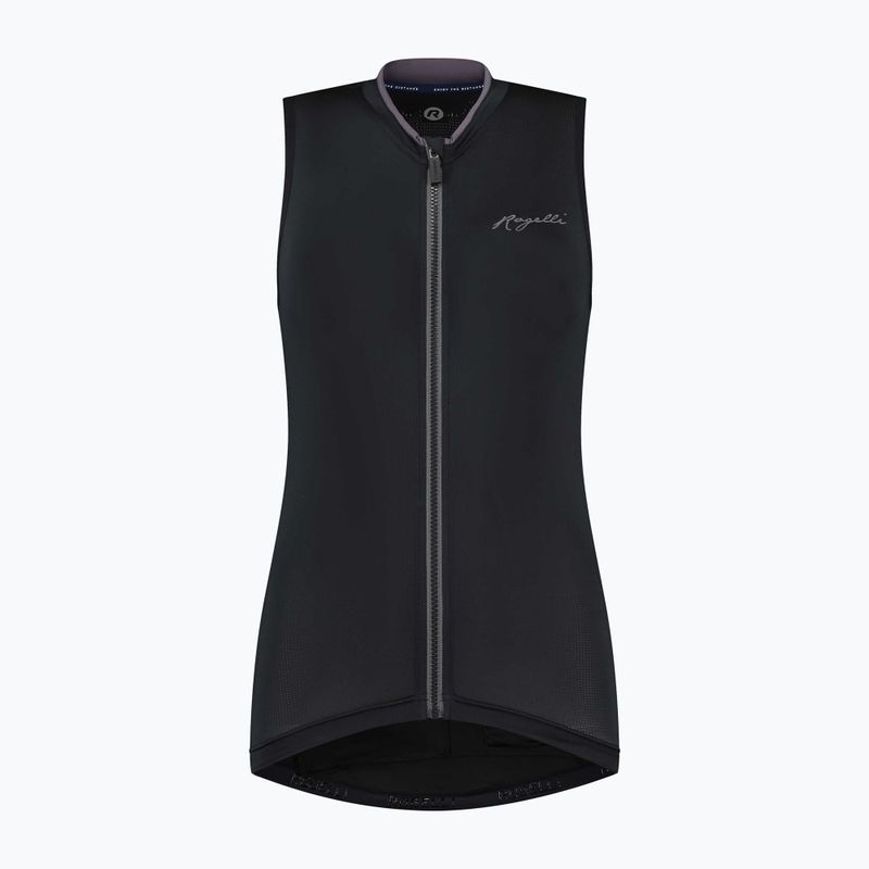 Női kerékpáros tank top Rogelli Essential black 3