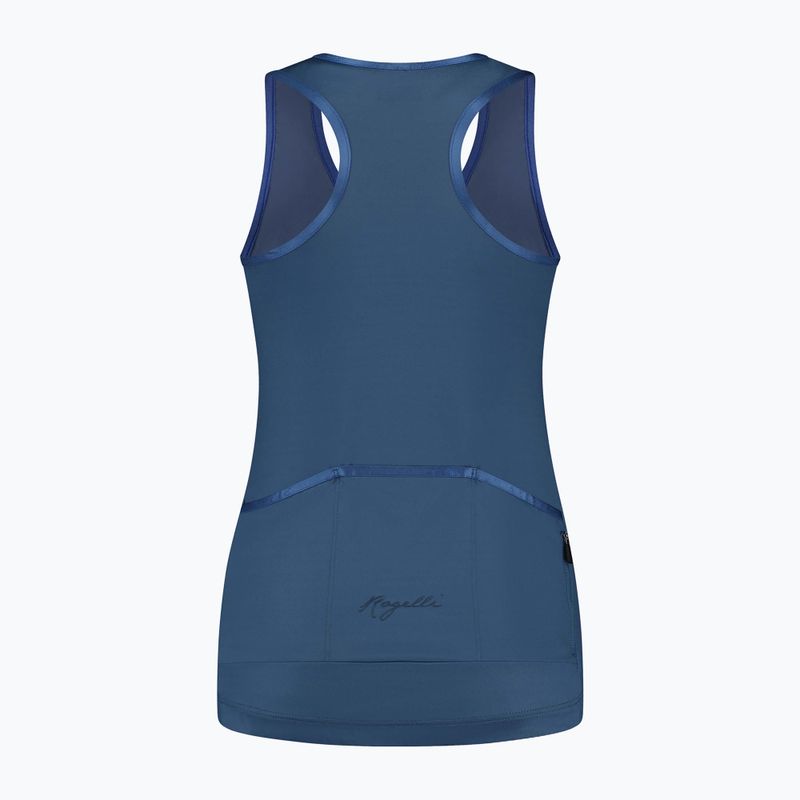 Női kerékpáros trikó Rogelli Abbey Tank Top navy 4