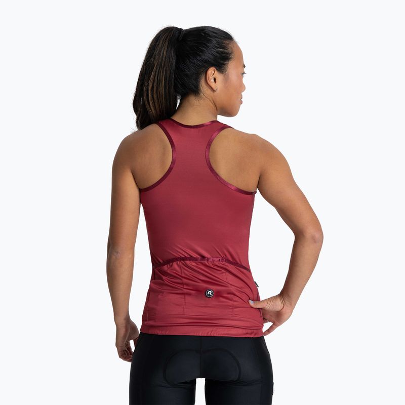 Női kerékpáros trikó Rogelli Abbey Tank Top cerise 2