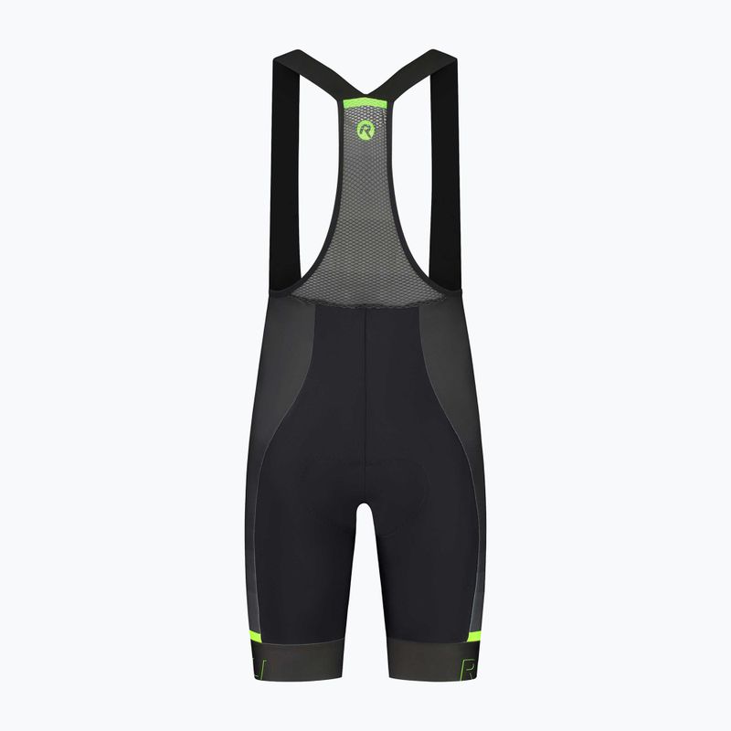 Férfi kerékpáros rövidnadrág Rogelli Hero II Bib Short yellow/grey/black 4