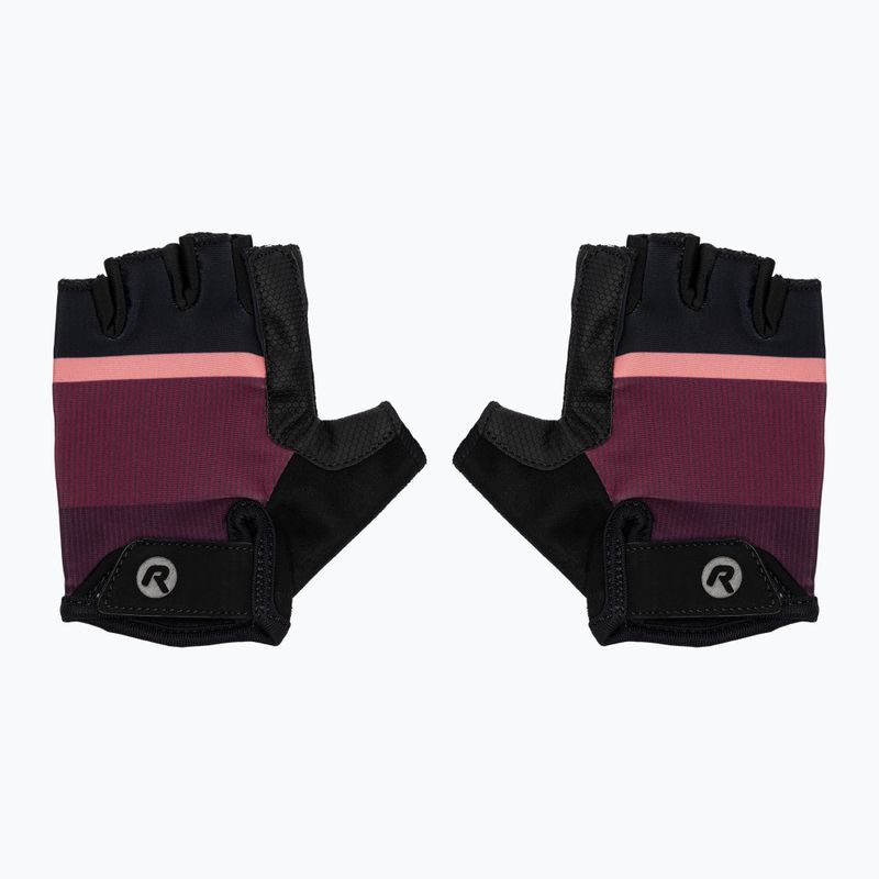 Női kerékpáros kesztyű Rogelli Impress II burgundy/coral/black 4