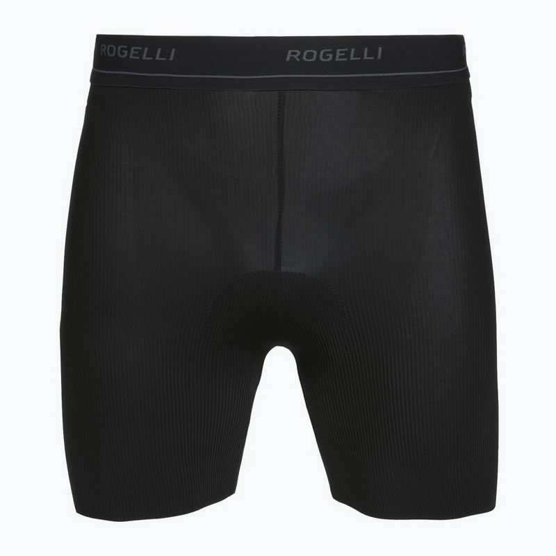 Férfi Rogelli Prime Boxer kerékpáros boxeralsó fekete