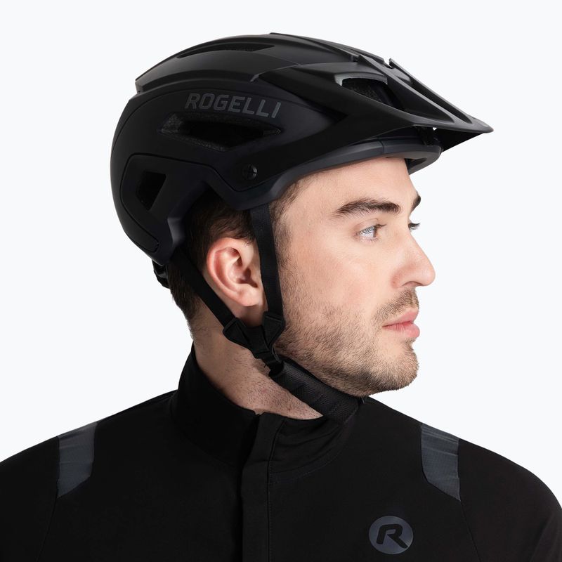 Rogelli Advntr Onyx Mtb kerékpáros sisak fekete 4