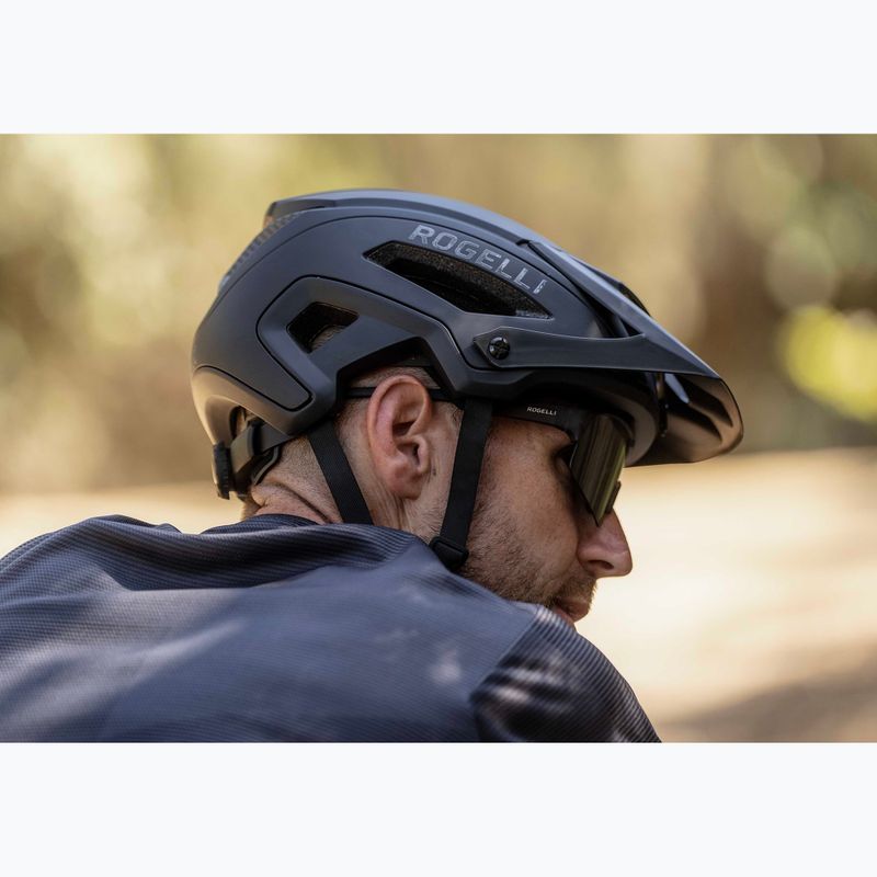 Rogelli Advntr Onyx Mtb kerékpáros sisak fekete 10