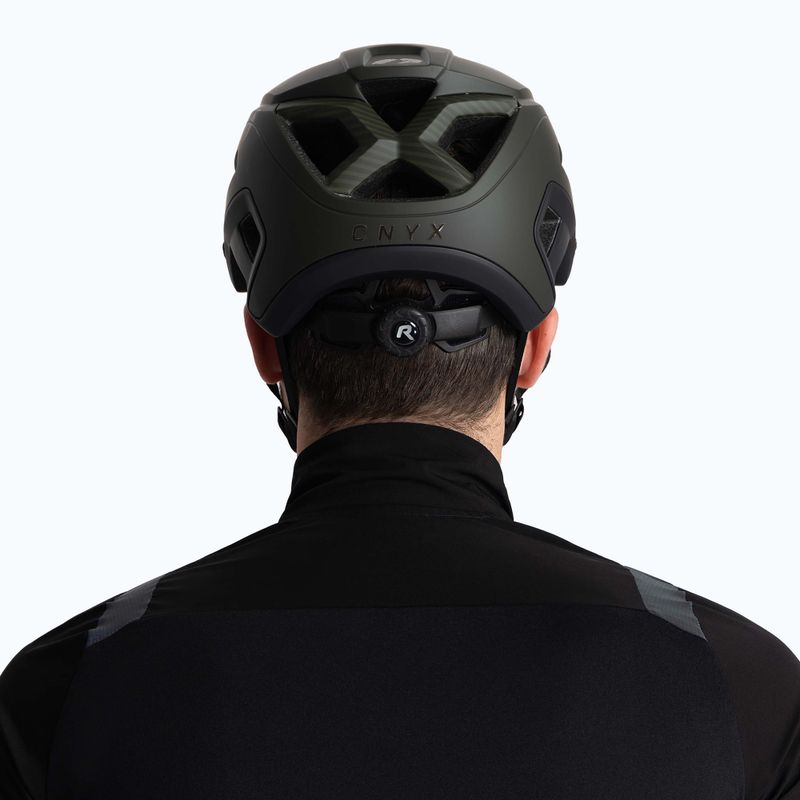 Rogelli Advntr Onyx Mtb hadsereg zöld kerékpáros sisak 5