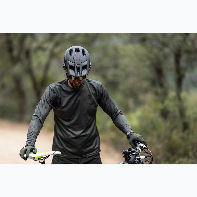 Rogelli Advntr Onyx Mtb hadsereg zöld kerékpáros sisak 10