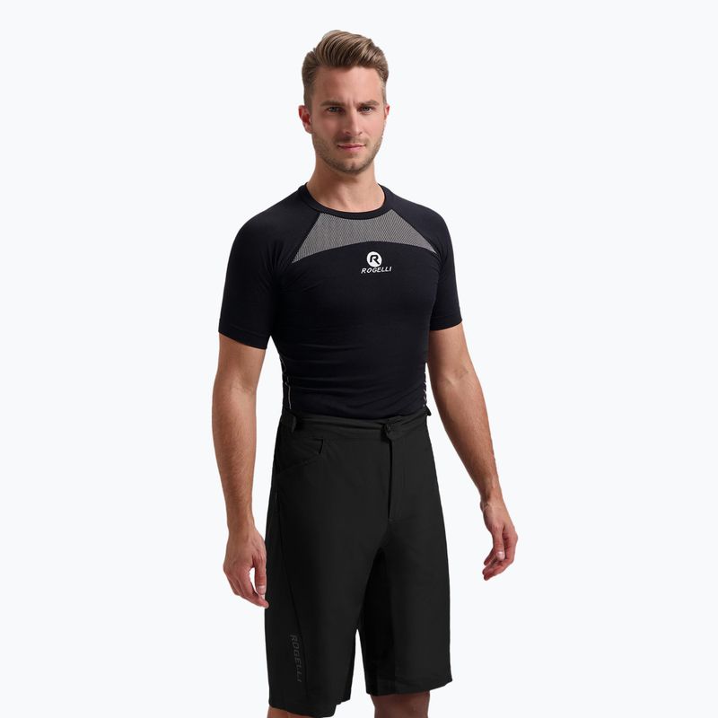 Férfi kerékpáros nadrág Rogelli Advntr Core MTB black 2