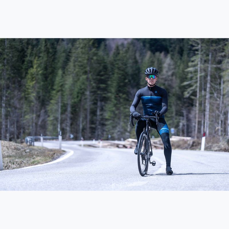 Férfi kerékpáros hosszú ujjú felső Rogelli Hero II black/blue 7
