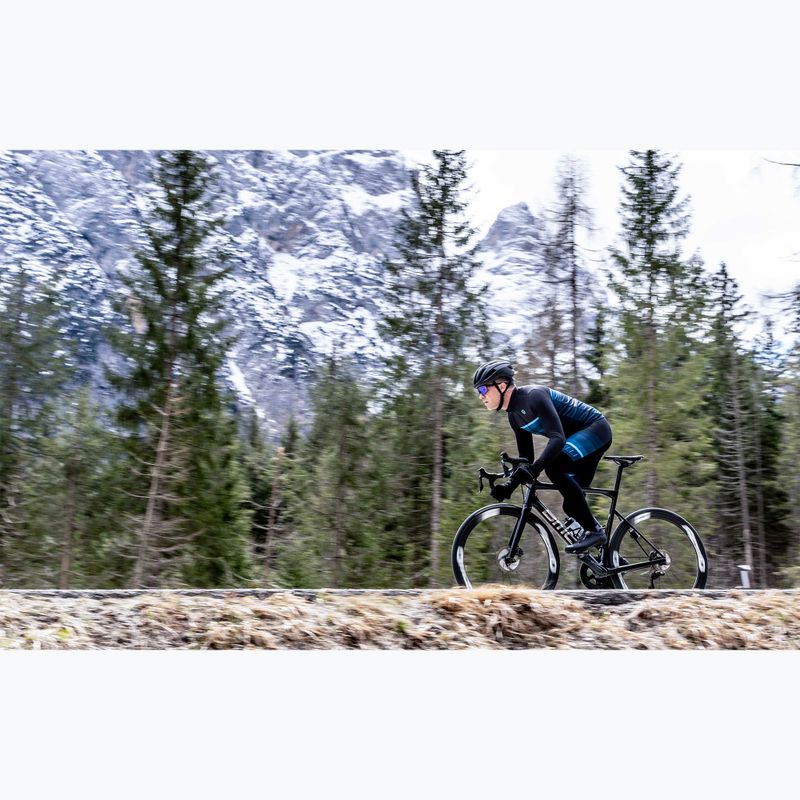 Férfi kerékpáros hosszú ujjú felső Rogelli Hero II black/blue 10