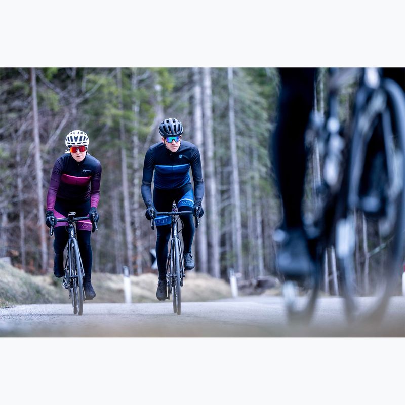 Férfi kerékpáros hosszú ujjú felső Rogelli Hero II black/blue 11