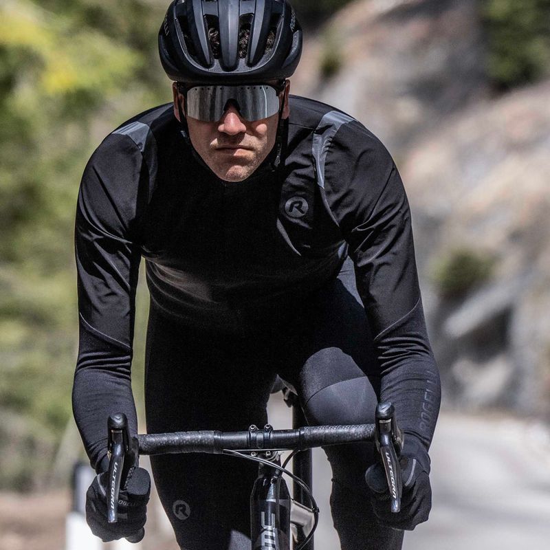 Férfi kerékpáros dzseki Rogelli Distance black 10