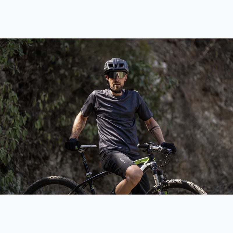 Férfi Rogelli Advntr Core Mtb kerékpáros mez szürke 3