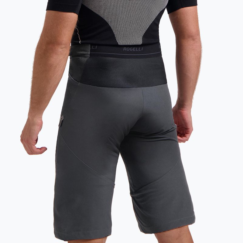 Férfi kerékpáros rövidnadrág Rogelli Advntr Distance MTB grey 4