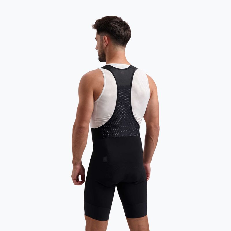 Rogelli Signature Bib rövid férfi kerékpáros rövidnadrág fekete 2