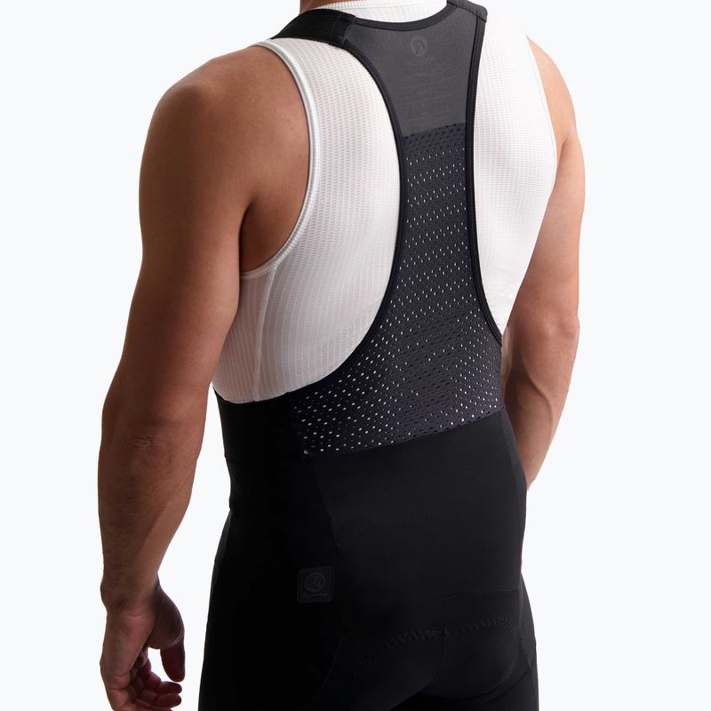 Rogelli Signature Bib rövid férfi kerékpáros rövidnadrág fekete 3
