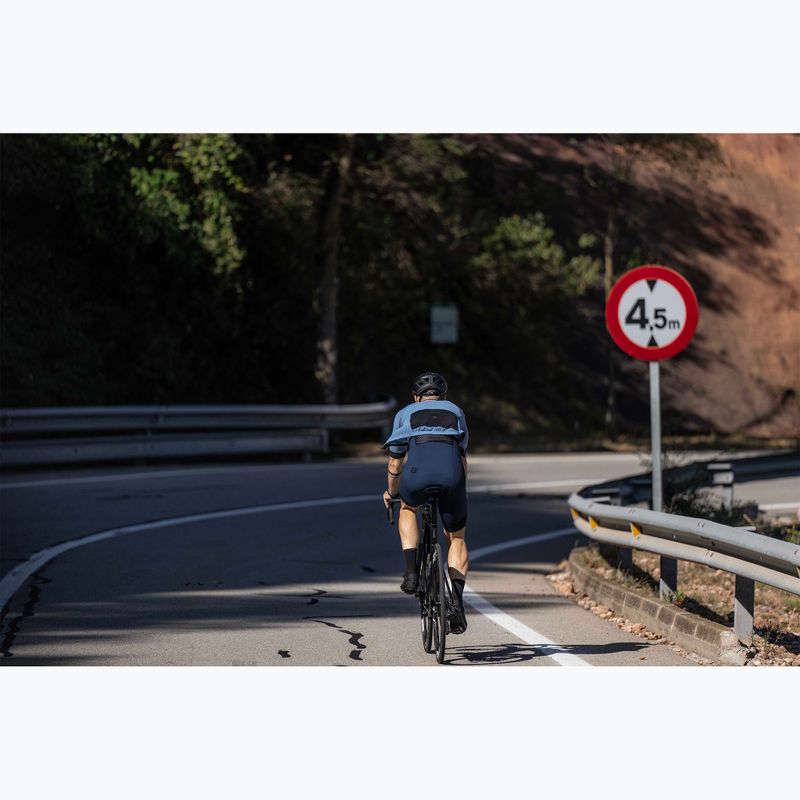 Rogelli Signature Bib rövid férfi kerékpáros rövidnadrág kék 9