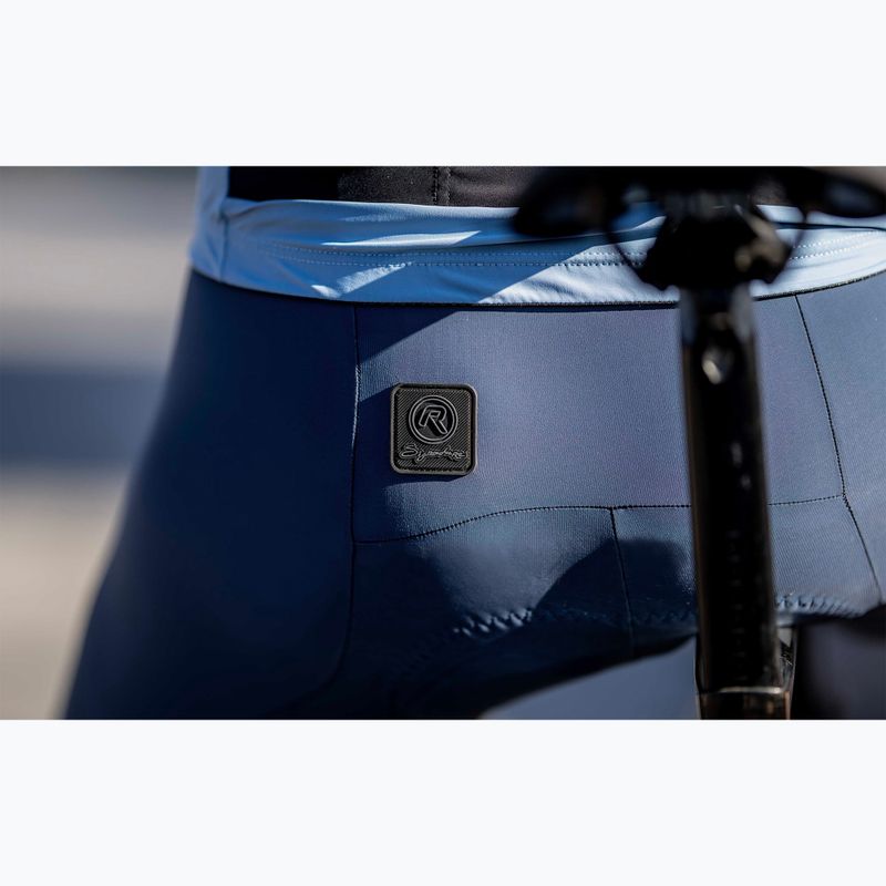 Rogelli Signature Bib rövid férfi kerékpáros rövidnadrág kék 11