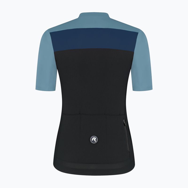 Női kerékpáros mez Rogelli Core Block W black/blue/dark blue 7