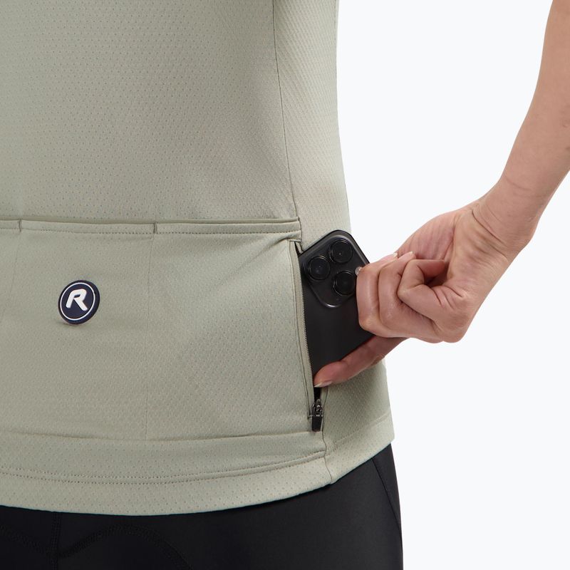 Női kerékpáros mez Rogelli Essential II taupe 5
