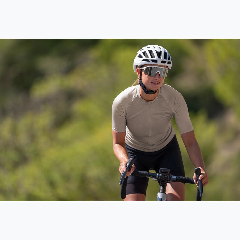 Női kerékpáros mez Rogelli Essential II taupe 11