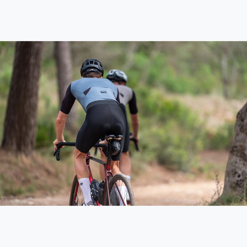 Rogelli Distance II Bib rövid férfi kerékpáros rövidnadrág fekete 10