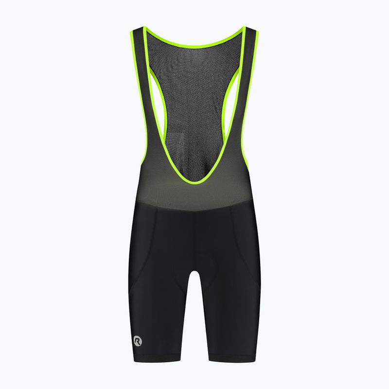 Rogelli Core Bib rövid férfi kerékpáros rövidnadrág fekete/fluor sárga 6